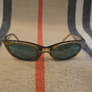 Arnette Brown And Caramel Sunglasses With Green Lenses NWOT